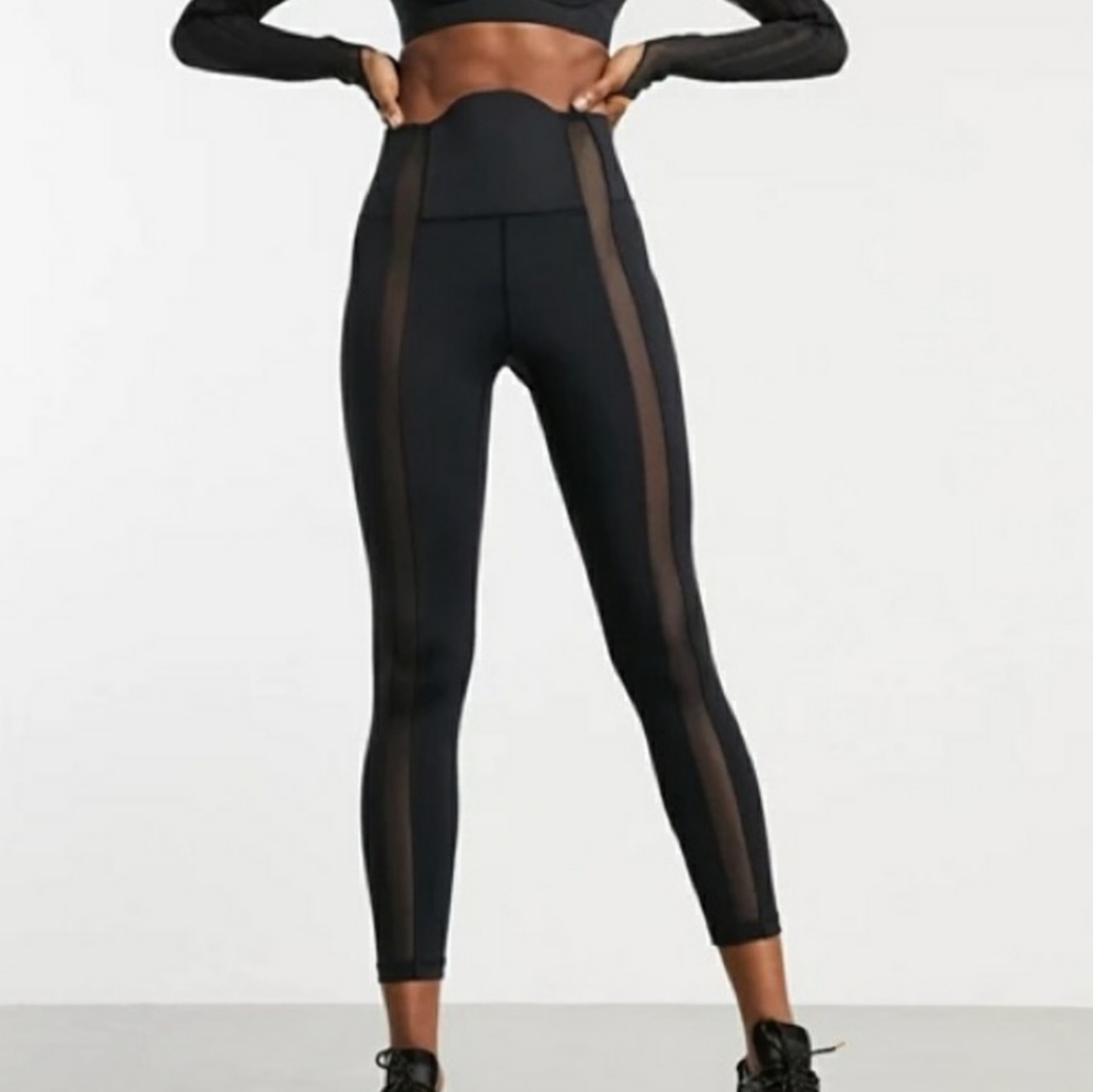 Adidas Ivy Park Mesh Panel Tights by Beyonce